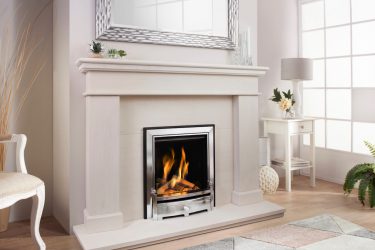 silver gas fires