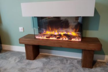 Gazco eReflex 70W Electric Fire with Barnstaple Fireplace
